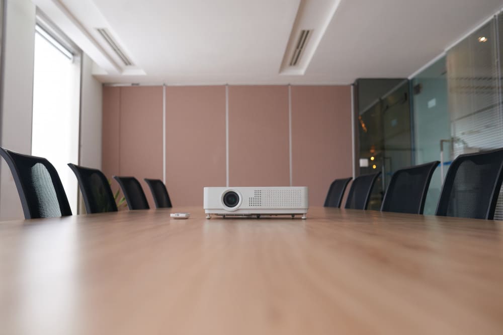 Video conferencing AV setup
